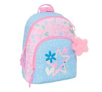 Safta Mini mochila BLACKFIT8 SMILE – Ideal para niños, cómoda y resistente 25x13x30 cm