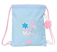 BLACKFIT8 SMILE - Mochila Saco Plano Grande, Mochila, Ideal para Niños de Diferentes Edades, Cómoda y Versátil, Calidad y Resistencia, 35x40 cm