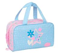 BLACKFIT8 Smile - Neceser Rectangular con Asa, Neceser Infantil, Adaptable a Carro, Ideal para Niños de 5 a 14 Años, Cómodo y Versátil, Calidad y Resistencia, 31x14x19 cm