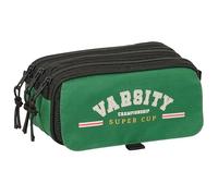 BLACKFIT8 VARSITY - Portatodo Triple Big, Estuche Infantil, Estuche Niño, Ideal para Niños en Edad Escolar, Cómodo y Versátil, Calidad y Resistencia, 21.5x8x10 cm