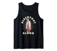 Blackfoot Blood Man Sunburst Orgulloso Diadema Nativo Americano Camiseta sin Mangas