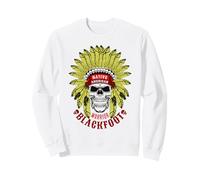 Blackfoot Native American Warrior Art Ropa indígena Sudadera