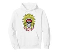 Blackfoot Native American Warrior Art Ropa indígena Sudadera con Capucha