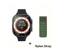 (BlackHY-GreenGS)2025 Reloj inteligente 9 ultr Pro MAX Gen 2, pantalla de 49 mm, alta frecuencia de