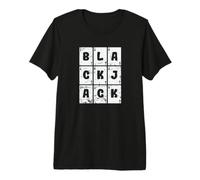 Blackjack Card Game Casino USA Camiseta Premium