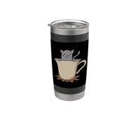 Blackjack Spades Card Game Casino USA Vaso térmico de acero inoxidable de doble pared