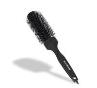 Blackomb Cepillo redondo y rizador de pelo, con revestimiento cerámico de turmalina nano plata, cuerpo XXL de 125 mm, cepillo para el pelo largo, 43 mm