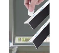 Blackout PVC Strips, 2 Pack Light Blocking Strips for Window Frame L Shape，for Bedrooms and Home Theaters，Side Track Light Blockers for Blinds and Shades(200cm/78.7in)
