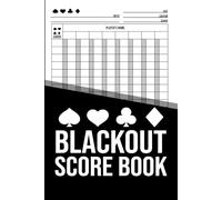 Blackout Score Book: Simple 8-Player Score Sheets for Blackout / Oh Hell! | 100+ Rounds | A5 Game Record Book
