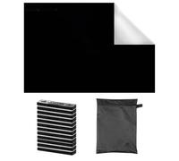 Blackout Window Film - 420D Oxford Cloth | Magnetic Blackout Curtains, Travel Blackkout Film, Window Shade Cover, Privacy Sun Blocker, Home Car RV Office Use