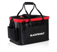 Blackpeanut - Cubo para Cebo de Pesca, Diferentes Tamaños y Colores, Articulos de Pesca Resistente, Manten Vivo Tu Cebo Más tiempo, Cubo de pesca para Pescadores (23L, Negro)