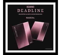 BLACKPINK - (BLACK Ver.) BLACKPINK DEADLINE 3rd Mini Album / CD-R+Photo Book+Poster+5 Sticker+4 Card+GIFT K-POP
