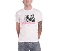 BLACKPINK - Camiseta de Fotos con Logotipo para Hombre, Color Blanco, Blanco, M