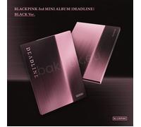 BLACKPINK - DEADLINE (BLACK Ver. / PINK Ver.) + Limited Photocards* [3rd Mini Album] - BLACK Ver. (DEADLINE), With Weverse Shop Photocard
