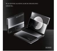 BLACKPINK - DEADLINE (GRAY Ver.) + Limited Photocards* [3rd Mini Album] - With WITHMUU Photocard