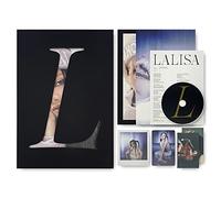 BLACKPINK LISA FIRST SINGLE ALBUM - LALISA [ BLACK VER. ] PHOTOBOOK + LYRICS PAPER + CD + PHOTOCARD + POLAROID + DOUBLE-SIDED POSTER
