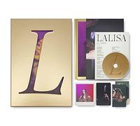 BLACKPINK LISA FIRST SINGLE ALBUM - LALISA [ GOLD VER. ] PHOTOBOOK + LYRICS PAPER + CD + PHOTOCARD + POLAROID + DOUBLE-SIDED POSTER