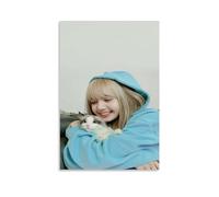 Blackpink Lisa So Cute Póster Pintura Decorativa Lienzo Arte de Pared Salón Póster Dormitorio Pintura, Lienzo Arte Póster Y Arte de Pared Impresión de Imagen Moderna Decoración de Habitación Familiar
