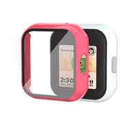 BlackPro Compatible con SyncUp KIDS Watch Screen Protector, PC duro y vidrio templado Sync UP Kids Watch Cover Case (rosa)
