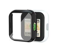 BlackPro Compatible con SyncUp KIDS Watch Screen Protector, PC duro y vidrio templado Sync UP Kids Watch Cover Case (negro)