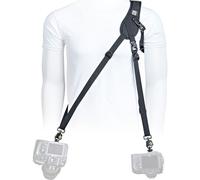 BlackRapid Hybrid X Extra Comfort Correa bandolera para cámara individual o doble