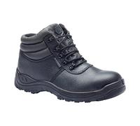 Blackrock Botas de trabajo Chukka de seguridad impermeables, Botas de seguridad con puntera de acero, Hombre Mujer Mujer, Calzado de trabajo, Jardinería, Ligeras, Piel, Ajuste ancho, Antideslizantes