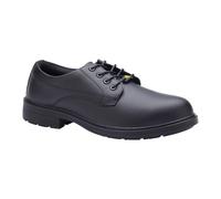 Blackrock ESD Oxford Zapatos Seguridad, Composite, Negro, Puntera Sin Metal, Cuero, Oficina - UK 10/EU 44