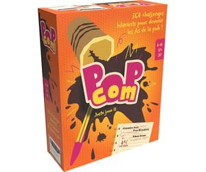 Blackrock Games Pop COM - Juego de Ambiente - Ideal Entre Amigos - Juego para Grupo - de 4 a 14 Jugadores - Juego de Mesa de improvisación - Ludonaute