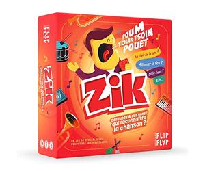 Blackrock Games ZIK - Nueva edición - Juego de Mesa - a Partir de 10 años - Tarareando Canciones - Diversión Garantizada - Ideal para Grupos - Juego de Ambiente Amigos y Familia - Quiz Musical