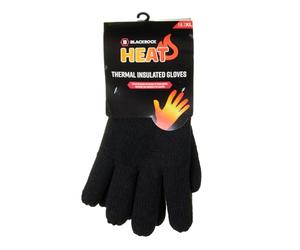Blackrock HEAT Guantes Térmicos Negros, Mens & Womens, Guantes de Invierno, Accesorios, Ropa Caliente, Lanosos, Cálidos, Senderismo, Vellón, Talla - Large/XL
