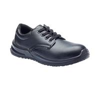 Blackrock Lace-Up Zapatos de Seguridad, Mens Womens Steel Toe Cap, Chef, Enfermería, Ortopédico, Antideslizante Zapatos de Trabajo, Calzado Utilitario de Trabajo, Higiene, Cocina Antideslizante