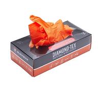 Blackrock Mechanics Guantes desechables con textura de diamante, caja de 50, Guantes desechables de nitrilo, ingeniería, Gripz, uso intensivo, médico, alimentario, sin látex, no estériles