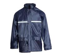 Blackrock Navy Cotswold Chaqueta Impermeable Hombre Mujer Unisex, Chubasqueros Para Aire Libre, Abrigo, Costuras Totalmente Selladas, Anorak Con Cremallera, Chubasquero, Ligero