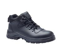 Blackrock Oakland S3 Botas de Seguridad Resistentes al Agua con Protección Antiestática, Piel Negra, Botas de Caminante con Puntera de Acero y Suela Intermedia Protectora de Acero, Soporte de Tobillo