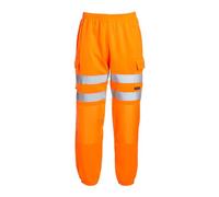 Blackrock Pantalones de trabajo de alta visibilidad, naranja, Pantalones de Trabajo de Seguridad para Hombre y Mujer, Utilitarios, Hi Vis Joggers, Pantalones de Chándal, Construcción