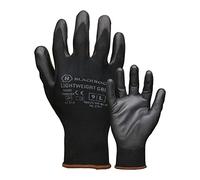 Blackrock PU Guantes de Trabajo, Hombre y Mujer, Jardinería, Pintores, EPI, Almacén, Para Agarre en el Trabajo, Guantes de Patio, Exterior, Recogida de Basura - Talla 8/Media
