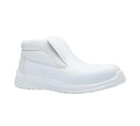 Blackrock Slip-On Botas de Trabajo de Seguridad, Hombres y Mujeres, Puntera de Acero, Chef, Enfermería, Ortopédico, Higiene, Catering, Cocina. Calzado Utilitario, Zapatos de Trabajo Antideslizantes