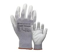 Blackrock Smart Touch Screen Work Gloves PU, Mens & Womens, Warehousing, On-Site, Builders Safety Gloves For Work, Grey - Size 10/XL