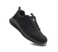 Blackrock Stockton Zapatillas Seguridad Composite, Trabajo, Ligeros, Negros, Chef - Talla 9