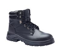 Blackrock Ultimate S3 Botas de Seguridad Resistentes al Agua con Protección Antiestática, Piel Negra, Hiker con Puntera de Acero y Suela de Acero Protectora, Botas de Trabajo de Seguridad Ligeras