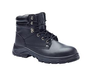 Blackrock Ultimate S3 Botas de Seguridad Resistentes al Agua con Protección Antiestática, Piel Negra, Hiker con Puntera de Acero y Suela de Acero Protectora, Botas de Trabajo de Seguridad Ligeras