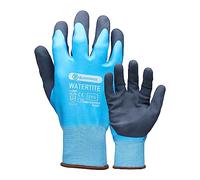 Blackrock Watertite Guantes Impermeables, Guantes de Trabajo Hombre Mujer Unisex, Protectores, Látex Clima Húmedo Agarre, Jardinería, Elásticos, Diestros, Trabajo Pesado, Lavado de Coches, Albañilería