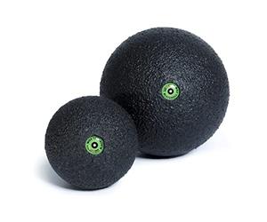 BLACKROLL Juego de masajeadoras, incluye Ball 08 y Ball 12, fabricado en Alemania, color negro