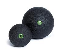BLACKROLL® Juego de pelotas de masaje para automasaje, masajeadores de fitness para entrenamiento efectivo, juego de pelota 08 y pelota 12, color negro
