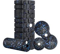 Blackroll - Juego de rodillos para fascia 3D con bola de fascia mini y doble bola para yoga, entrenamiento de fascia