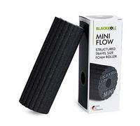 BLACKROLL Mini Flow Rodillo para Fascia - el Original. El pequeño Rodillo de automasaje con Doble Efecto para la Fascia, Unisex, Mini Flow, Negro, Mini