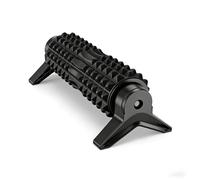 Blackroll - Rodillo para fascia de columna vertebral, espalda y rodillo de espuma con soporte, 54 cm, rollo de fascia duro, textura 3D EVA para relajación muscular, color negro