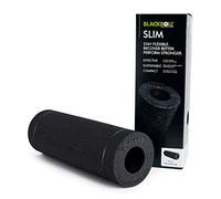 BLACKROLL® Rollo de masaje para la fascia Slim (30 x 10 cm), para automasaje de espalda y piernas, rollo de masaje estrecho para viajes y viajes, dureza media, fabricado en Alemania, color negro