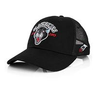 Blackskies® Black Panther Baseball Cap Gorra De Béisbol Premium Unisex Snapback Felino Salvaje Basecap Tatuaje Old School Negro Azul Hombre Mujer Unisex Streetwear Outdoor Verano
