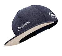 Blackskies® EOS Snapback Cap Gorra De Béisbol De Mezclilla Unisex con Visera Premium Denim Azul Oscuro Hombre Mujer Streetwear Outdoor Verano Casual